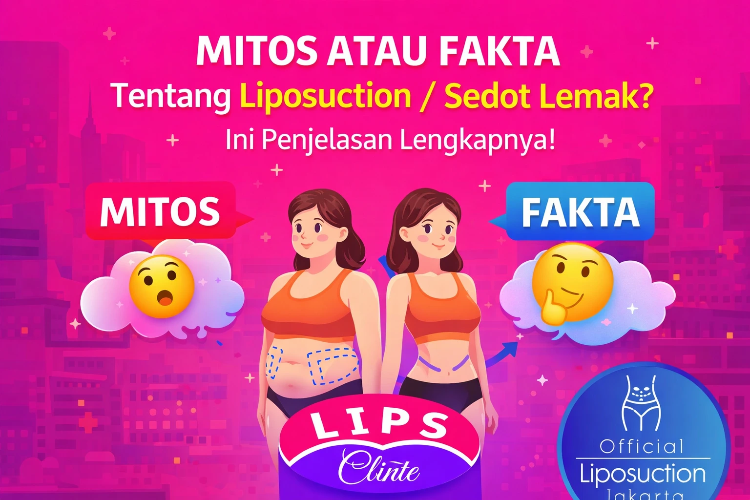 mitos atau fakta sedot lemak