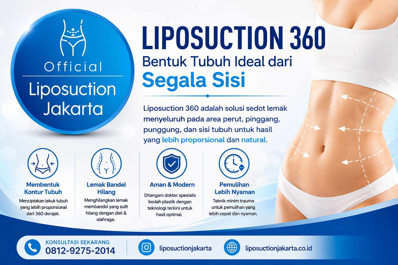 Liposuction 360 di Liposuction Jakarta oleh Dokter Spesialis Bedah Plastik