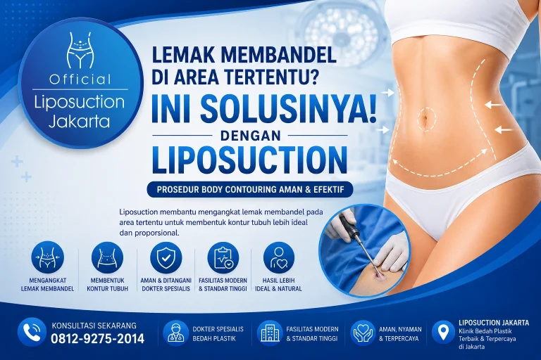 Lemak membandel di area tertentu dan solusi liposuction untuk body contouring di Liposuction Jakarta