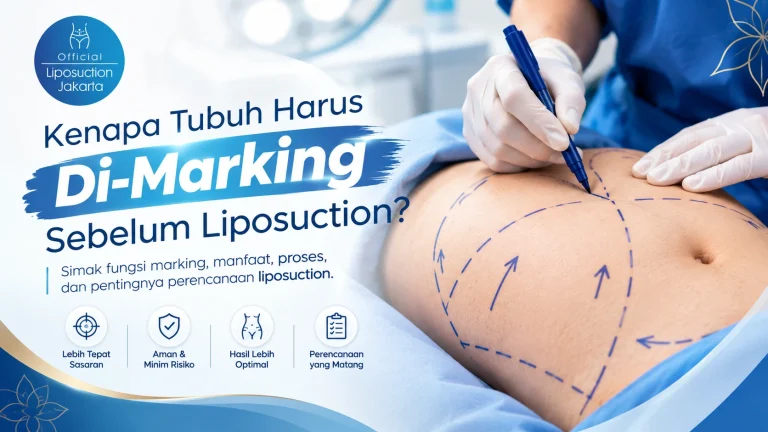 Marking sebelum liposuction atau sedot lemak di Jakarta