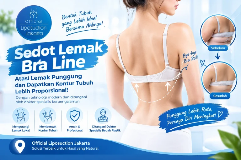 Sedot lemak bra line untuk mengurangi lemak punggung di Liposuction Jakarta